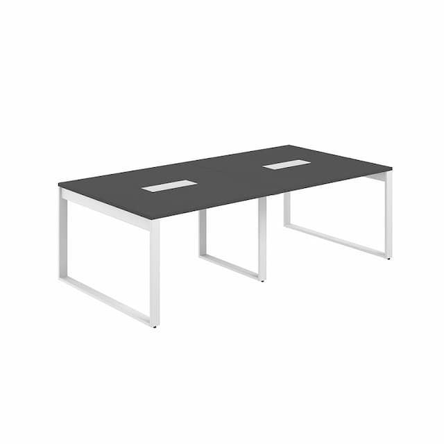 Стол для переговоров 2400х1238х750 Norden Allegro AG.2412.AN.72.WH