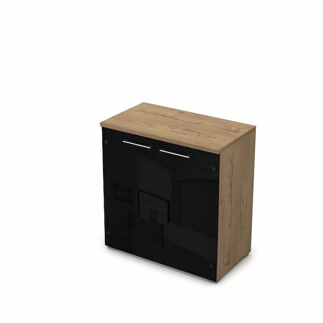 Шкаф АЛСАВ Gloss line 9НШ.023.4 teakwood/металл глянец