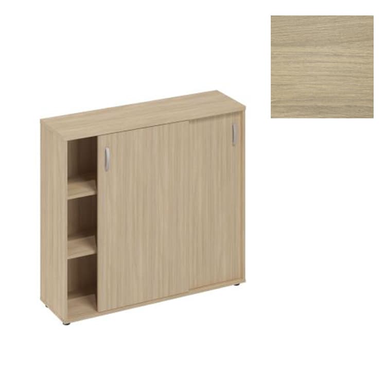 Шкаф-купе средний (для 2-х столов 60) Юнитекс А4 (124.4x36.4x112.8) А4 320 ДК дуб скандинавский