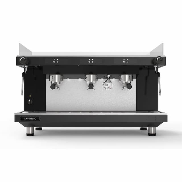 Кофемашина Sanremo Zoe SAP (полуавтомат) 3 высокие гр. чёрная