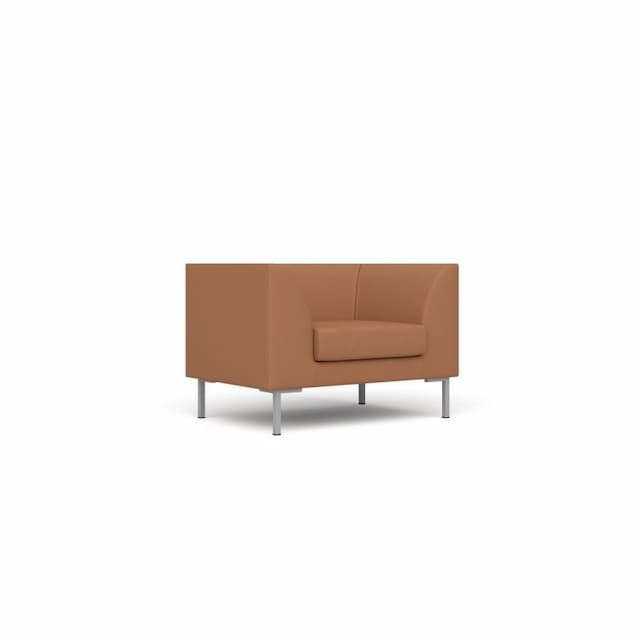 Кресло Юнитекс СИЕСТА Si/kr/C12 ткань Сахара / терракотовая