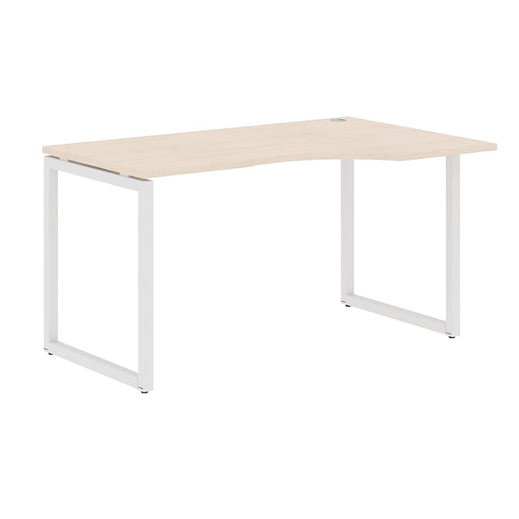 Стол эргономичный Skyland XQCET 149(R) бук тиара/белый 1400х900х750