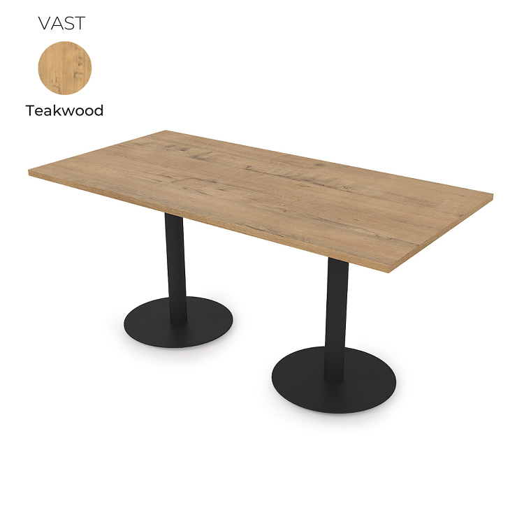 Стол на 2-х опорах Алсав 21VAST.160 Teakwood