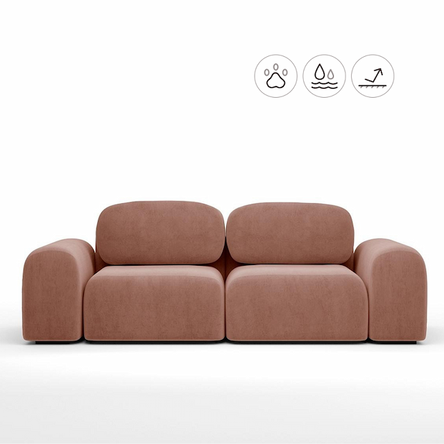 Диван Мастерфабрик Эмека Clarins 312 ткань букле