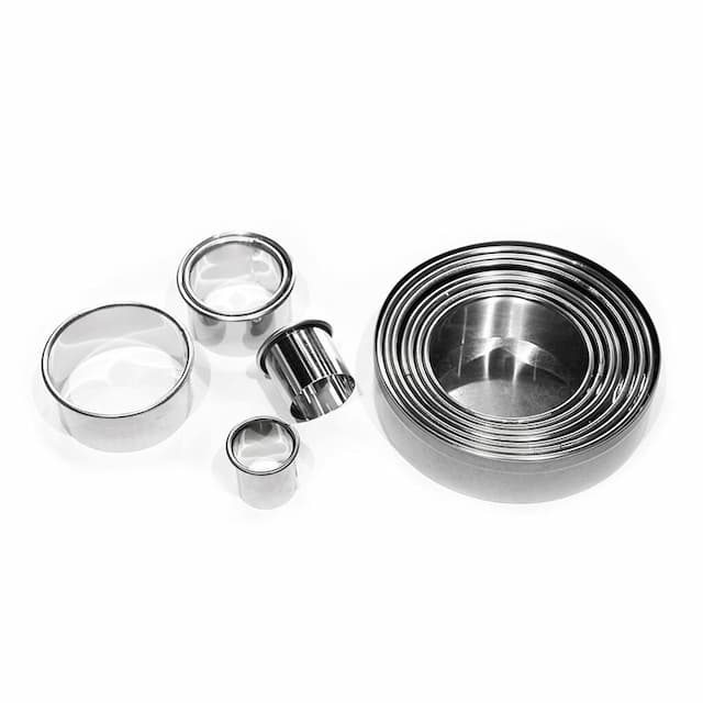 Набор кондитерских колец, высота 3,5 см, 12 шт нерж. P.L. Proff Cuisine,  арт. 81270043