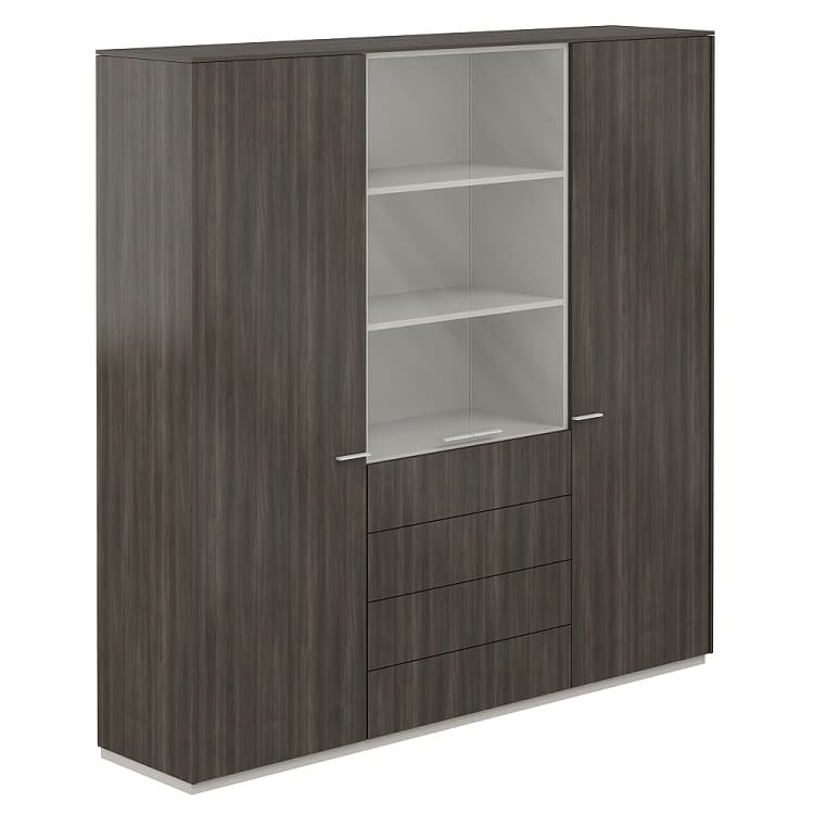 Шкаф высокий комбинированный Norden Атлас NZ-0303+NZ-0312+NZ-0303.BT.BT