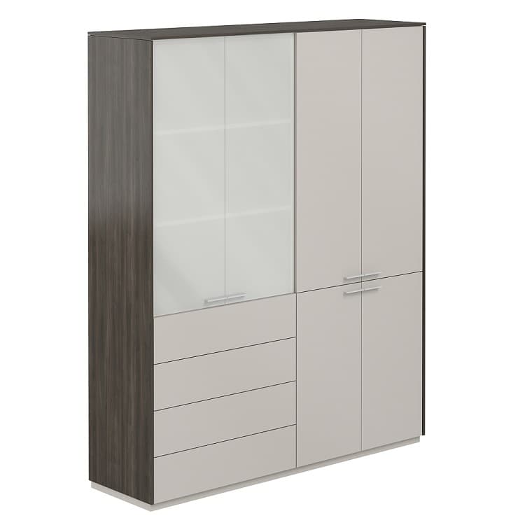 Шкаф высокий комбинированный Norden Атлас NZ-0321+NZ-0332.BT.GS