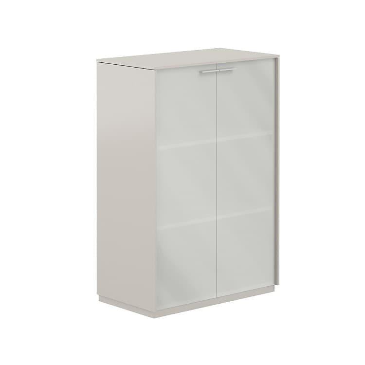 Шкаф средний со стеклом Norden Атлас NZ-0335.GS.GLM