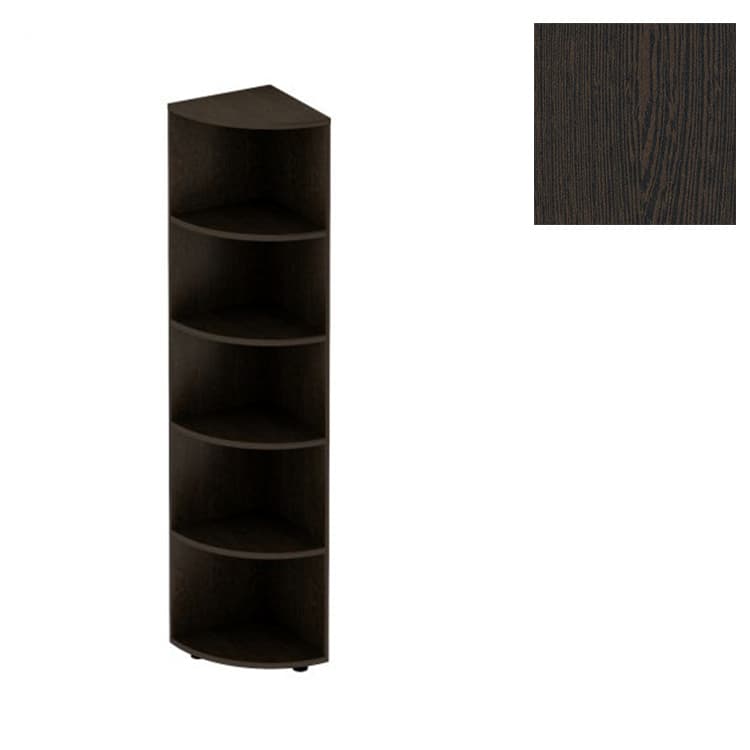 Стеллаж угловой левый Юнитекс Формула (38x38x186) ФР 345 ВТ венге темный