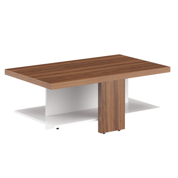 Стол журнальный Skyland CT 1060 орех даллас/белый 1000х600х400 COFFEE