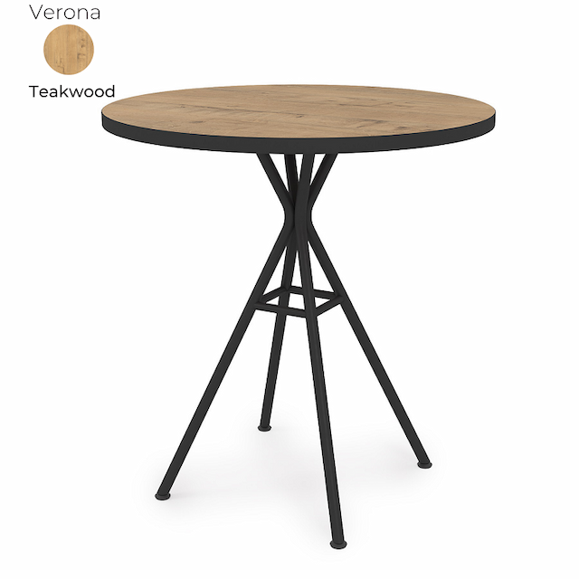 Стол обеденный круглый Алсав 21Verona.007.R Teakwood