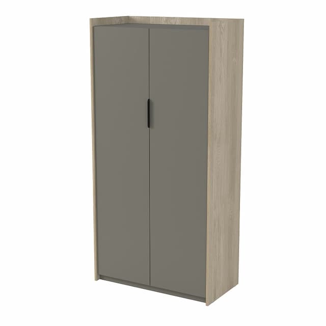 Шкаф высокий для одежды Алсав MAGNETIC 15ШО.189 (900х460х1828) okwood/terra