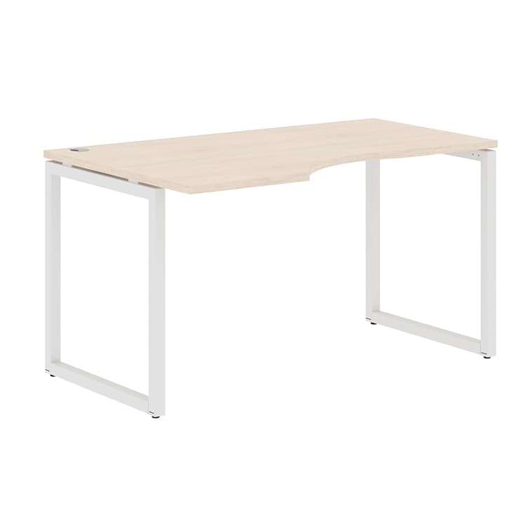 Стол эргономичный Skyland XQCET 149(L) бук тиара/белый 1400х900х750