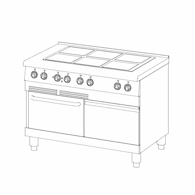 Плита со стеклокерамической поверхностью Ascobloc MEH 703