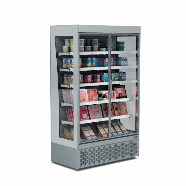 Горка холодильная ISA SLIM GD 130 RV TN двери-стеклопакет