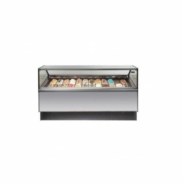 Витрина для мороженого серая панель ISA MILLENNIUM ST 20 A