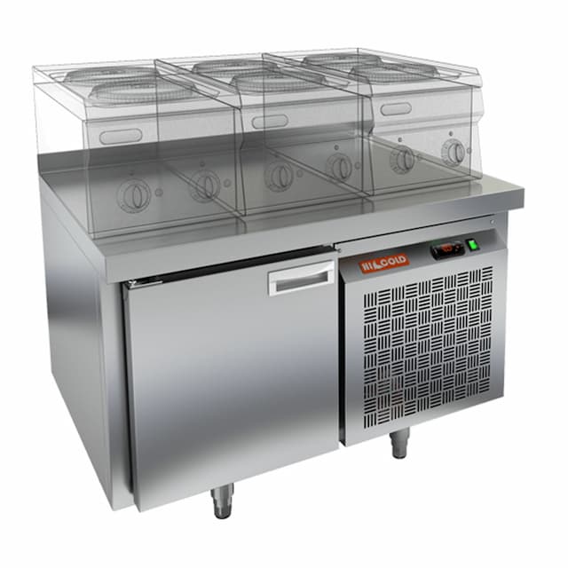 Стол охлаждаемый под тепловое оборудование Hicold SN 1/TN LT