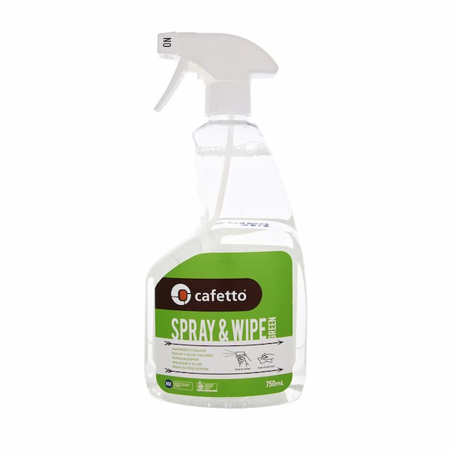 Средство для чистки поверхностей Cafetto Spray & Wipe, 750 мл, органик.