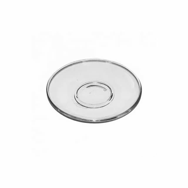 Блюдце «Гламур», стекло, D=132, H=2мм, ОСЗ