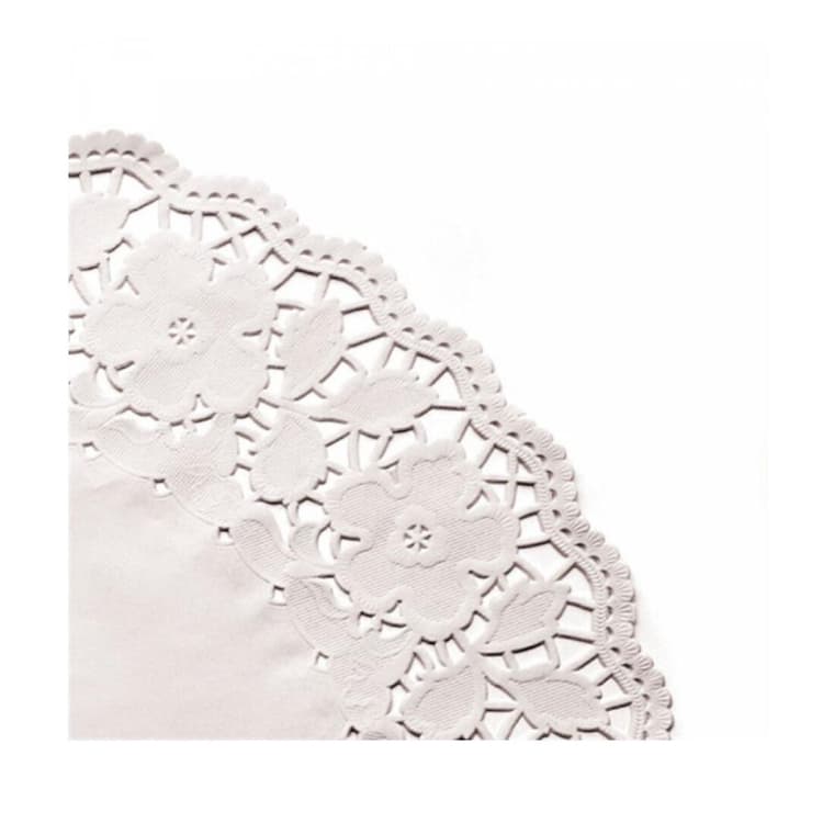 Салфетка ажурная белая d 24 см, 250 шт/уп, Garcia de PouИспания